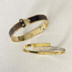 İkili Gold Çelik Kelepçe