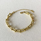 Tfny Gold Çelik Bileklik 