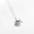 925 Ayar Gümüş Balık Kolye