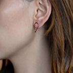 Melek Kanadı Gümüş Küpe