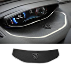 2020 Model 5008 Uyumlu Kaymaz Ped Siyah Logolu