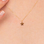 Altın Kolye - Minimal Kalp 14 Ayar Altın Kolye