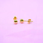 Kadın Minimal Top 925 Ayar Gümüş Küpe