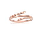 Sarmal Taşsız 14 Ayar Minimal Tasarım Altın Eklem Yüzüğü-Minimal Altın Yüzük-Hediye Altın Yüzük