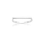 Ufuk Çizgisi Şans Totemi İnce Minimal Tasarım Altın Yüzük-Minimal Tarz 14 Ayar Eklem Altın Yüzük