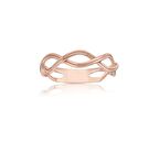 Trabzon Örgü 14 Ayar Taşsız Altın Modern Tasarım Eklem Yüzüğü-14 Ayar Altın Örgü Hediye Yüzük