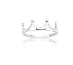 Kral Tacı Modern Tasarım 925 Ayar Taşsız Gümüş Yüzük-Hediye Taşsız Kadın Gümüş Yüzük