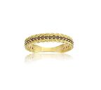 Smoky Taşlı Örgü Tasarım Alyans-Tasarım 925 Ayar Taşlı Gümüş Alyans-Hediye 925 Ayar Gümüş Yüzük