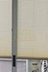Krem Cam Balkon Ve Ofis Plisse Perde(Plain003)