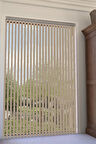 90x20Desenli Açık Somon Renk Kumaş Dikey Perde  Döndürülebilen Tam Açık Ya Da Tam Kapalı   Kumaş Dikey