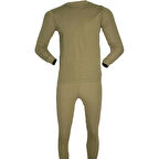 Termal İçlik Takımı, Acemi Ve Bedelli Askerler İçin Soğuktan Koruyucu Termal İçlik Haki