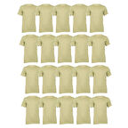 20'li Asker Fanilası Haki, Acemi Ve Bedelli Asker İçin Kısa Kollu Askeri Atlet