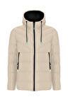SİVAİST YENİ SEZON ERKEK KREM SU VE RÜZGAR GEÇİRMEZ KAPÜŞONLU KALIN İÇİ KÜRKLÜ ŞİŞME KABAN&MONT