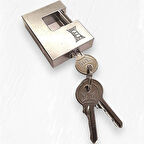 Kale Yatay Asma Kilit Pirinç ( Saten ) 60MM