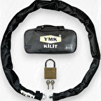 Yuma Ym736 Kesilmez Motorsiklet Güvenlik Zincir Kilidi 10mm 170cm