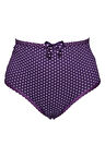Tutku Puantiyeli Kadın Bato Külot 933 | Mor