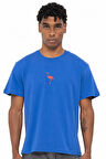 FLAMINGO T-SHIRT BLUE