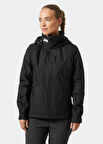 Helly Hansen Women's Black Crew Hooded Midlayer Jacket HHA.34447-990