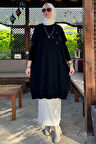 Melda Triko Tunik Siyah