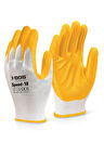 NİTRİL KAPLAMA ÖRME ELDİVEN SARI SPEED-10
