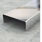 3 CM ALÜMİNYUM BORDÜR PROFİLİ PARLAK