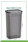 SAKLAMA KABI DİKDÖRTGEN 3200 ML