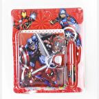 Avengers Karakterleri Mini Defter Kalem Set