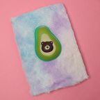 Avakado Peluş Squishy Cizgili Defter Kalem Hediyeli 