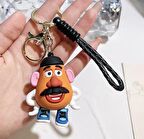  Oyuncak Hikayesi Silikon Anahtarlıklar Sevimli  Bay Patates Kafa 