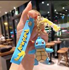 Pokemon Karakterleri Silikon Anahtarlık Çanta Süsü