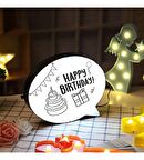 Kalemle Yazılabilen Konuşma Balonu Görünümlü Işıklı Mesaj Panosu