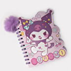Sanrio Kuromi Pon  Pon Detaylı Defter