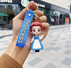 Disney Güzellik ve Beast Prenses Belle   Anahtarlık