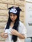 Kawaii Kuromi Sevimli Hareketli Kulaklı Şapka Işıklı