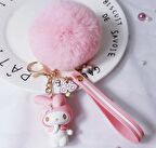 Melody Pon Ponlu Silikon Anahtarlık