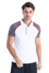 Sportive MODEL 06 Kamp Tişörtü-Beyaz-Gri