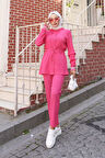 Ribana Detaylı Takım Fuşya