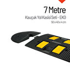 Kauçuk Hız Kesici, Yol Kasisi 50 x 40 x 4 cm - EKO - 7 Metre