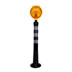 Solar Sarı Yuvarlak Flaşörlü Siyah Delinatör Seti 