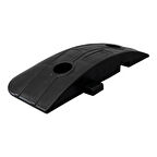 Mercekli Klasik Hız Kesici Kapağı, Yol Kasisi Kapağı 25 x 12 x 3,5 cm Siyah