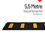 Kauçuk Rampa, Otopark Rampası, Kaldırım Rampası 25 x 50 x 4 cm 5,5 Metre