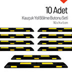 10`lu Kauçuk Yol Bölme Butonu 110x14x5 cm