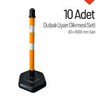 Dubalı Uyarı Dikmesi 63x1000 mm Sarı 10'lu set