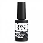 Black Flake Top - 8 ml Kül efekti Matte Top Coat