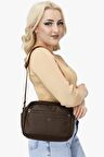 Sosela 67-7081 Kadın Annabel Kahverengi Çarpraz Askılı Çanta
