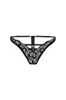 Brigette Siyah Dantelli Tanga