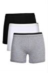 Akbeniz Erkek Penye 3'lü Boxer 40100