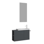 Ferla 80 cm Banyo Dolabı Takımı