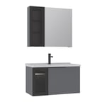 Pure 80 cm Banyo Dolabı Takımı