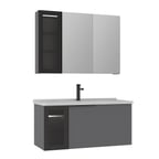 Pure 100 cm Banyo Dolabı Takımı